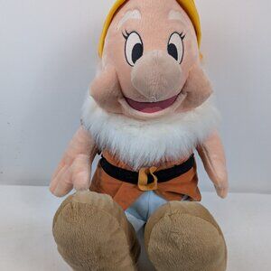 Disney Snow White Large Collectible Vintage Plush Dwarf Stuffy - Happy 36"